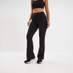 Legging de sport flare taille haute noir femme