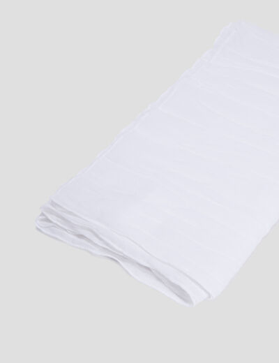 Foulard blanc femme