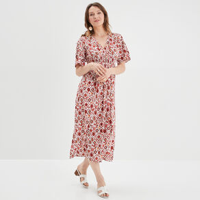 robe longue droite creeks multicolore femme Robe longue droite Creeks multicolore femme
