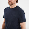 T-shirt coton manches courtes Creeks bleu marine homme