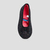 Chaussons ballerines noir fille