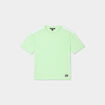T-shirt oversize manches courtes vert fluo gar&ccedil;on