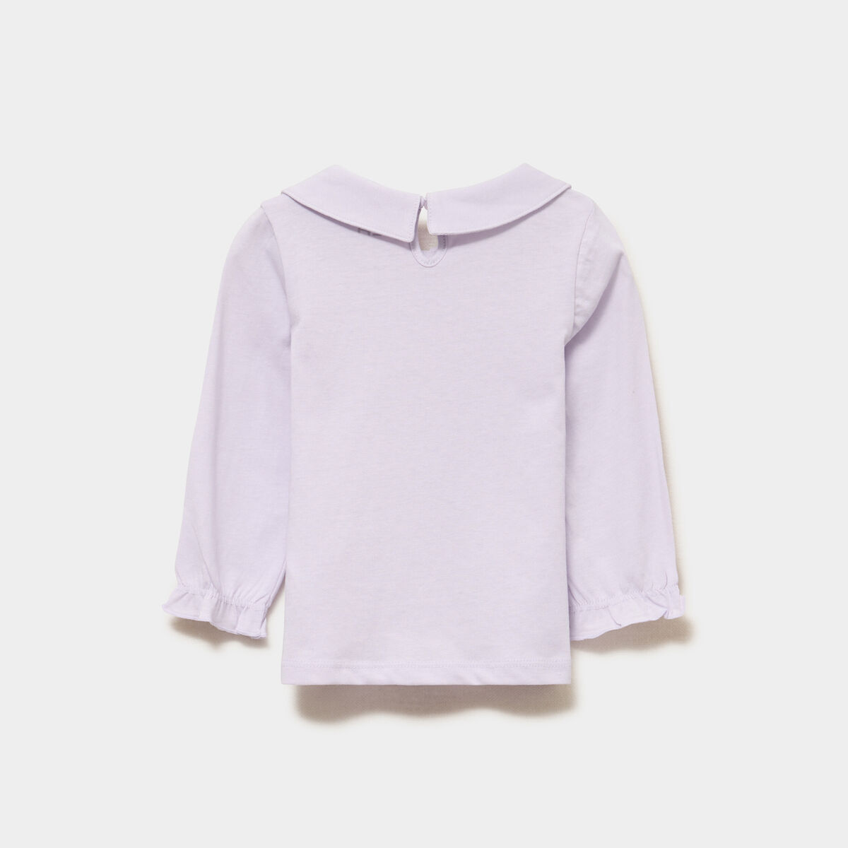 T-shirt col claudine manches longues parme b&eacute;b&eacute; fille