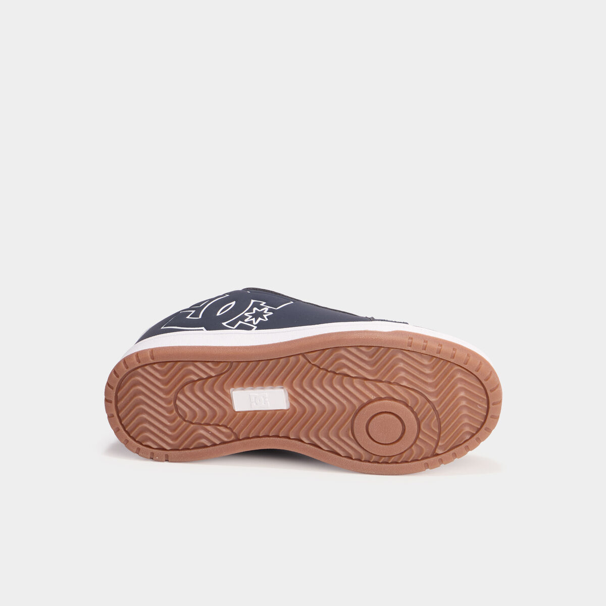 Tennis basses &agrave; lacets en cuir bleu marine gar&ccedil;on