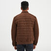 Blouson aspect su&eacute;dine zipp&eacute; Liberto marron homme