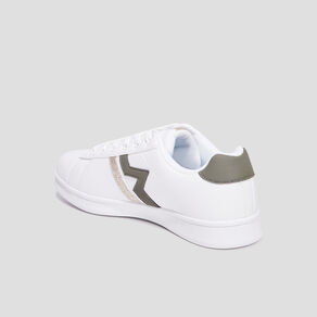 tennis a lacets details pailletes creeks vert kaki femme Tennis à lacets détails pailletés Creeks vert kaki femme