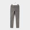 Pantalon tregging ajustable en coton gris foncé fille