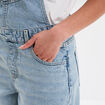 Combishort en jean coton denim triple stone femme