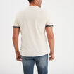 T-shirt manches courtes 1 poche Liberto ecru homme