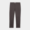 Pantalon chino droit stretch retroussé vert homme