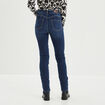 Jeans slim push up taille haute denim brut femme