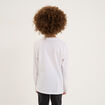 T-shirt manches longues blanc gar&ccedil;on