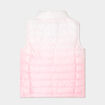 Doudoune légère sans manches rose pastel fille