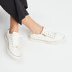 Baskets tennis basse blanc femme