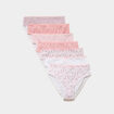 Lot 7 culottes coton majoritaire rose fille