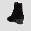 Bottines santiags à talons noir femme