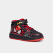 Baskets montantes lumineuses Spider-Man noir garçon