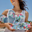 Mules de plage Stitch bleu femme