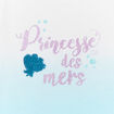 T-shirt sequins et paillettes bleu clair fille