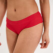 Bas de maillot de bain shorty rouge fonc&eacute; femme
