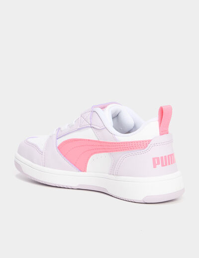 Tennis basses à lacets Puma rose fushia fille