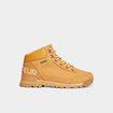 Bottines montantes semelles crant&eacute;es jaune homme