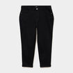 Jeans mom cropped taille haute denim noir femme grande taille