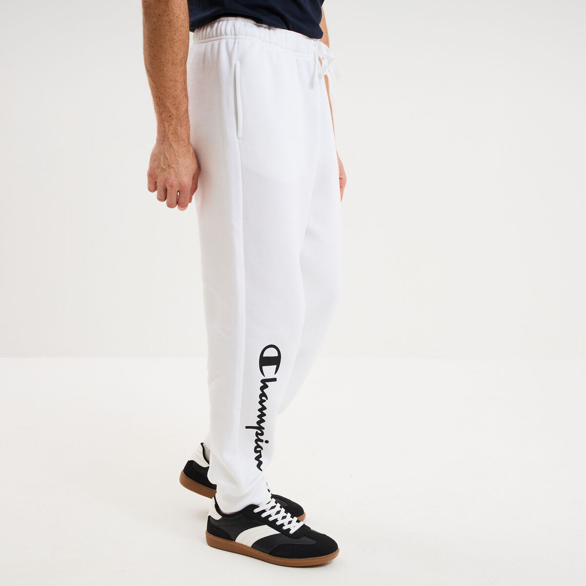 Pantalon de jogging &eacute;lastiqu&eacute; Champion blanc homme