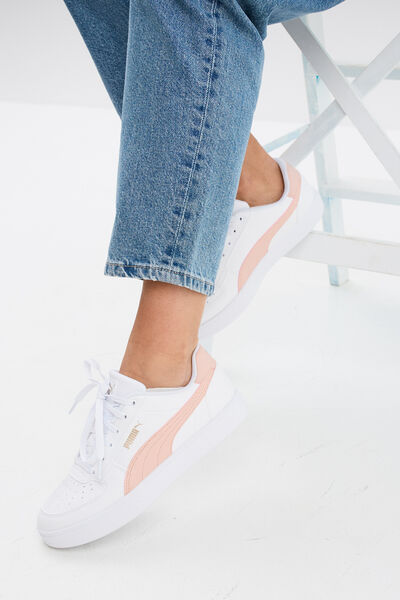 Baskets basses &agrave; lacets Puma Caven 2.0 rose pastel femme