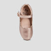 Babies métallisées rose champagne fille