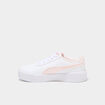 Baskets Puma Carina 3.0 Floral rose clair fille