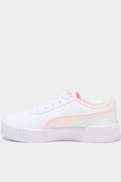 Baskets Puma Carina 3.0 Floral rose clair fille
