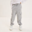 Pantalon de jogging cargo gris clair gar&ccedil;on