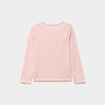 Ensemble pyjama pantalon et t-shirt rose clair fille