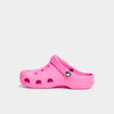 Sabots de plage Crocs rose fluo fille