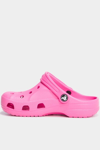 Sabots de plage Crocs rose fluo fille