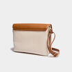 Sac en bandoulière ivoire femme