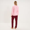 Ensemble pyjama 2 pi&egrave;ces Stitch rose femme