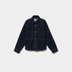 Veste surchemise en jean oversize coton denim brut femme