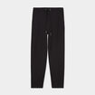 Pantalon en molleton à taille élastiquée noir femme