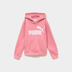 Sweat hoodie molleton 1 poche Puma vieux rose fille