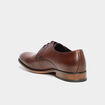 Derbies &agrave; lacets en cuir marron homme