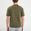 T-shirt oversize manches courtes Liberto vert kaki homme