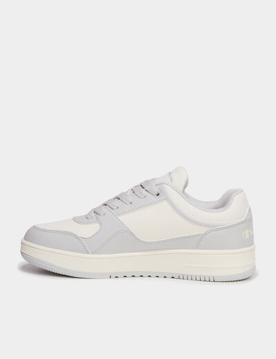 Baskets &agrave; lacets RD18 LOW Champion bleu gris femme