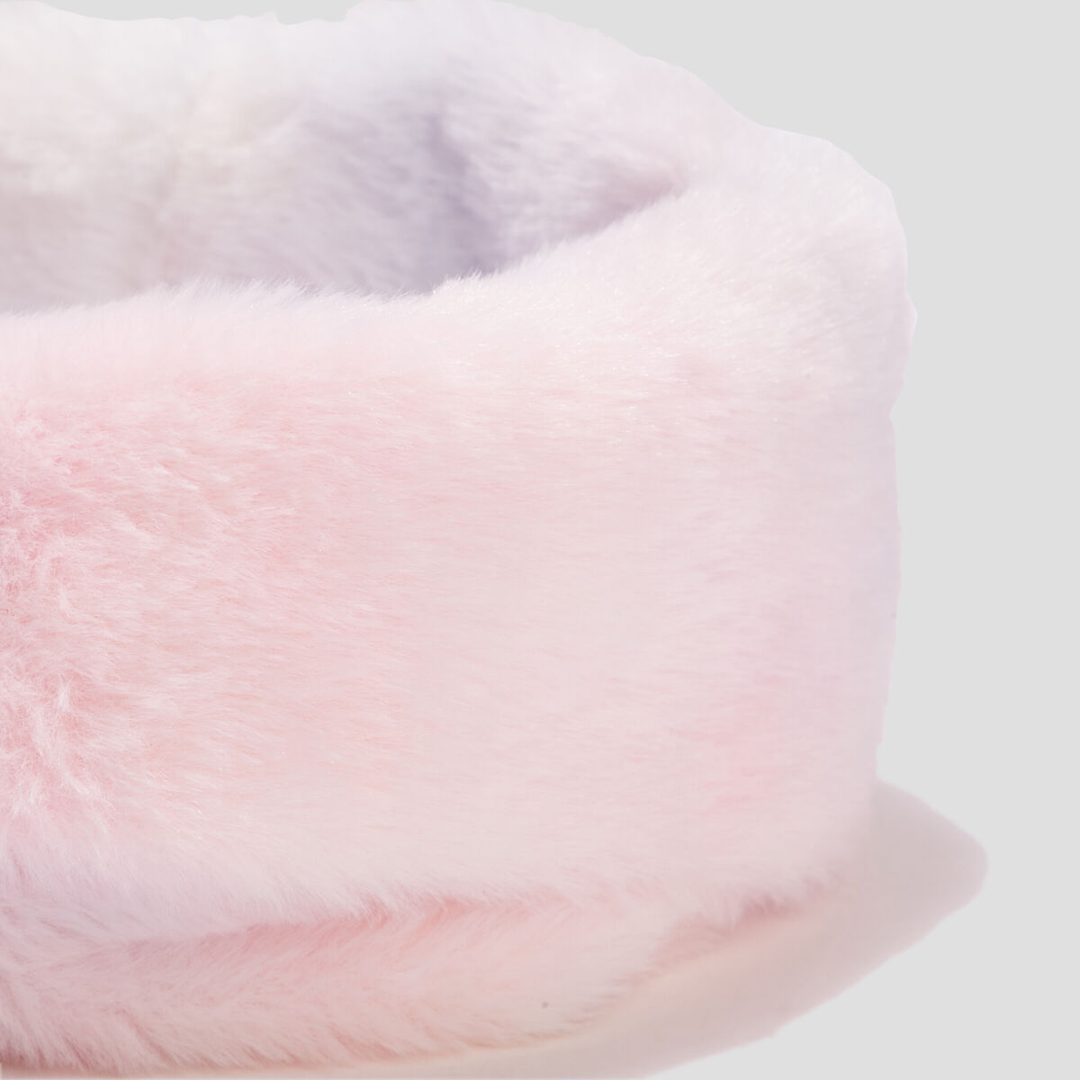 Tour de cou fausse fourrure multicolore fille