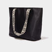 Sac shopper pour port&eacute;-&eacute;paule noir femme