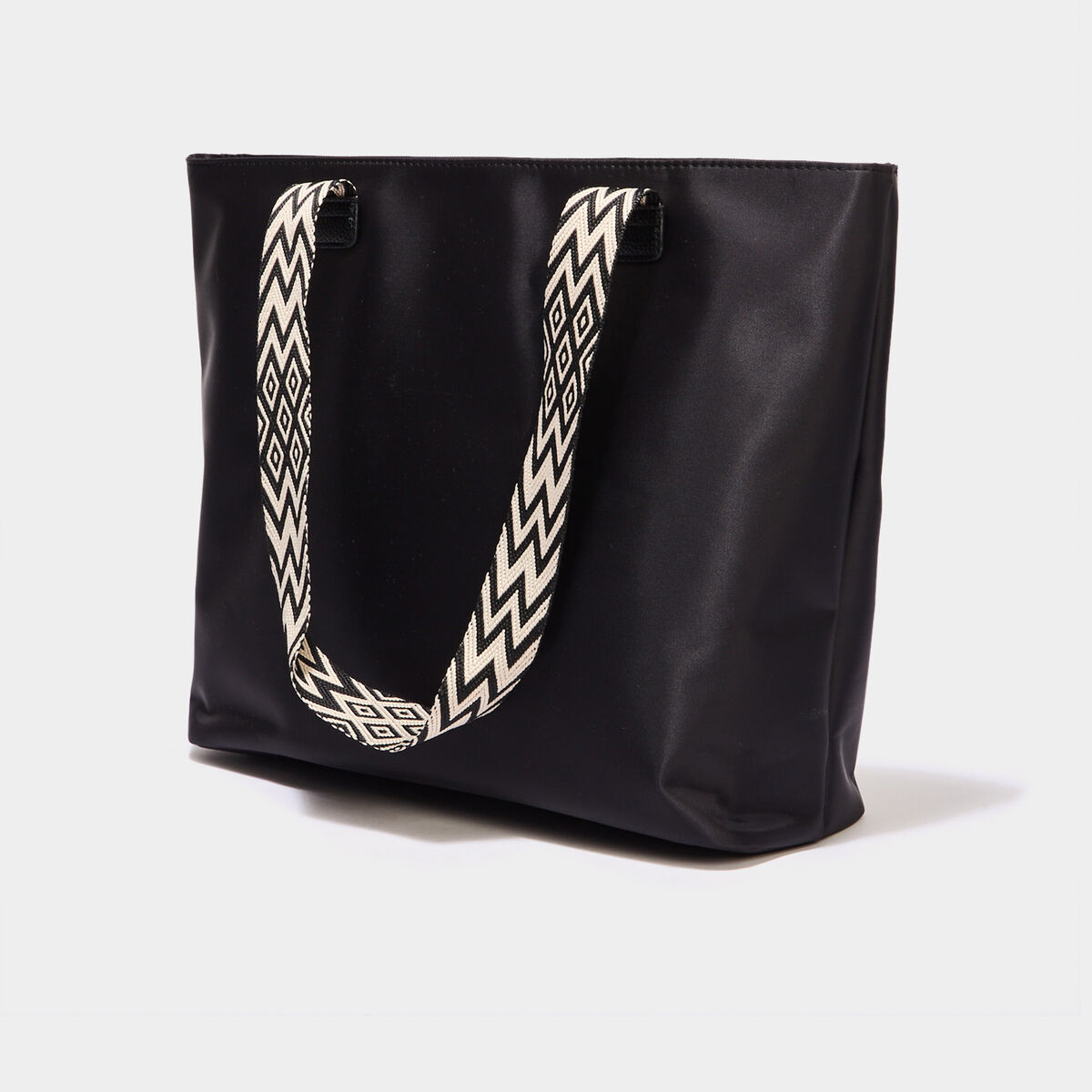 Sac shopper pour port&eacute;-&eacute;paule noir femme