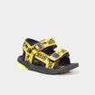 Sandales semelles lumineuses Batman jaune gar&ccedil;on