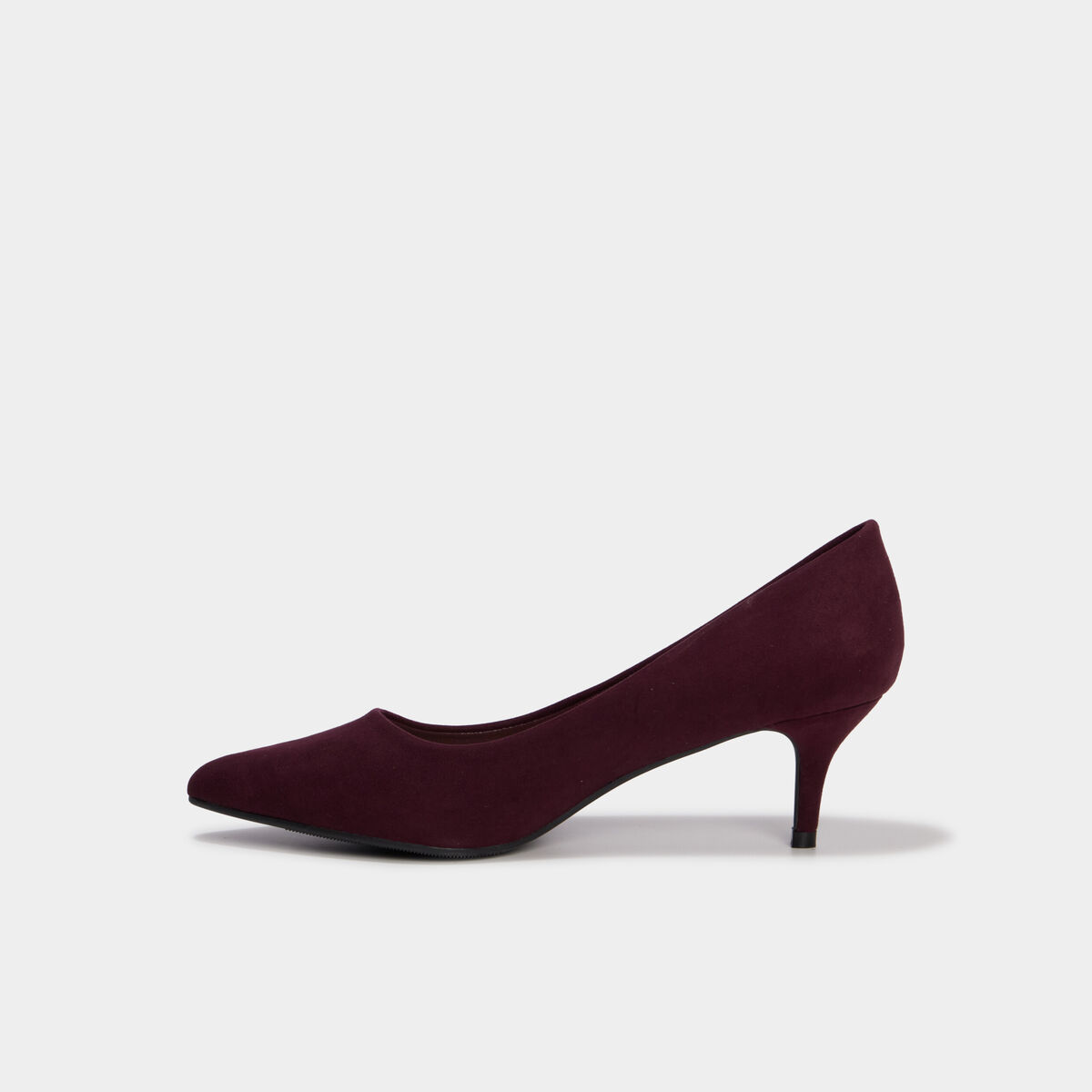 Escarpins &agrave; talons aiguilles bordeaux femme