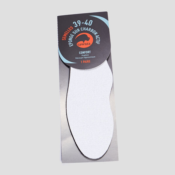 Semelles éponges Tawata blanc mixte